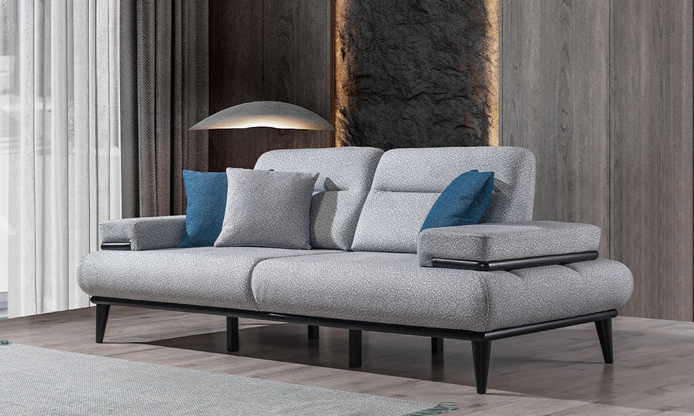 Safir Modern Üçlü Koltuk