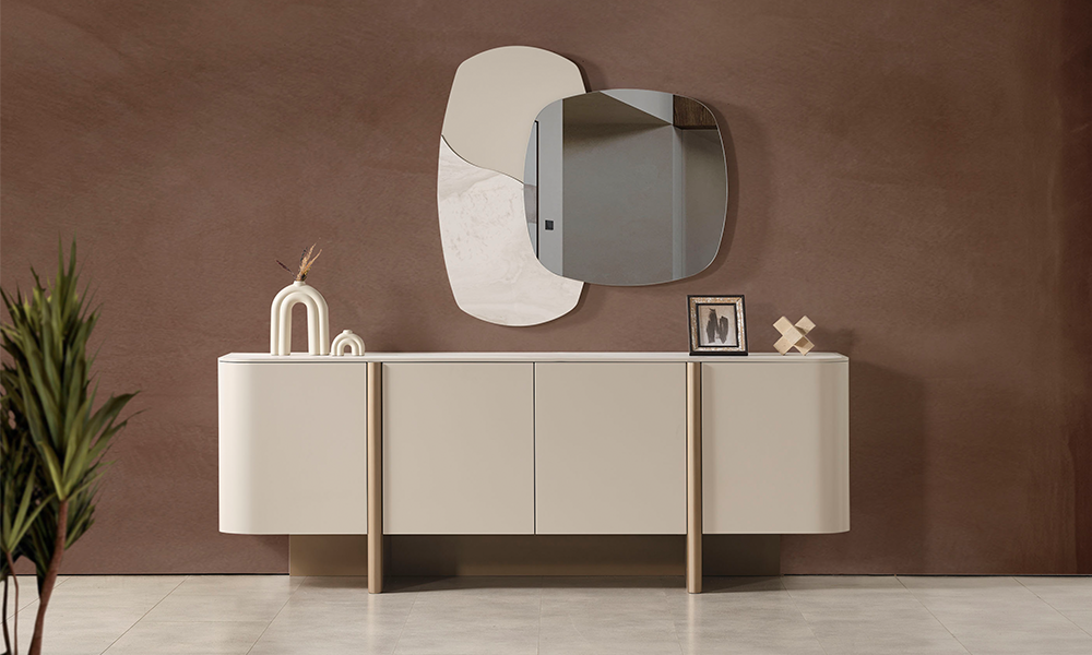 Ahuse Bronz Yemek Odası Takımı