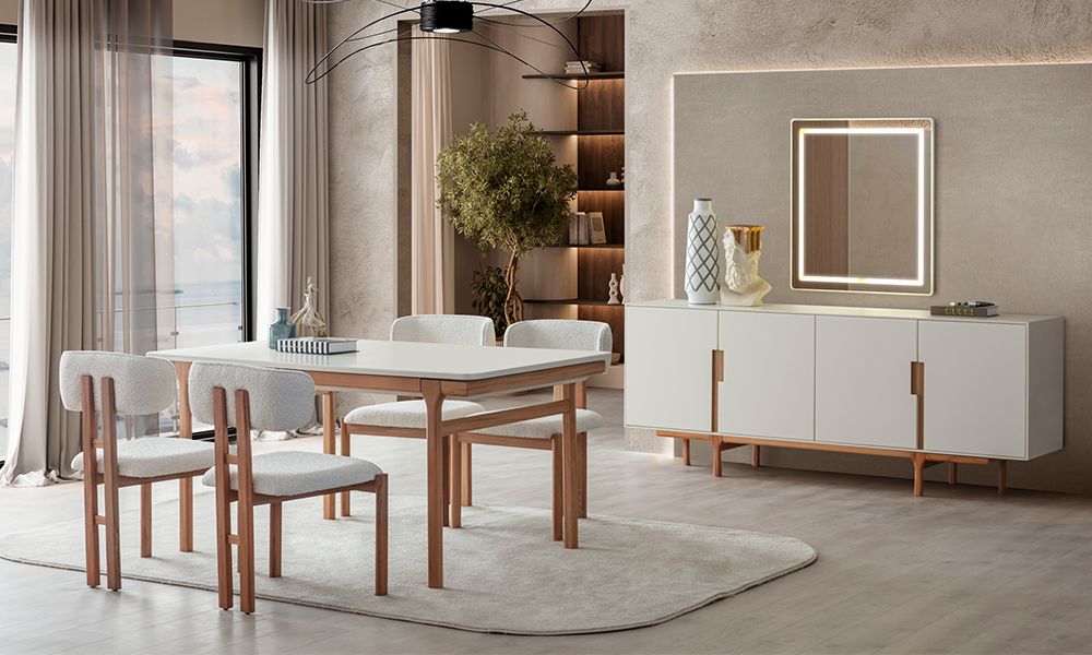 Aura Yemek Odası Takımı