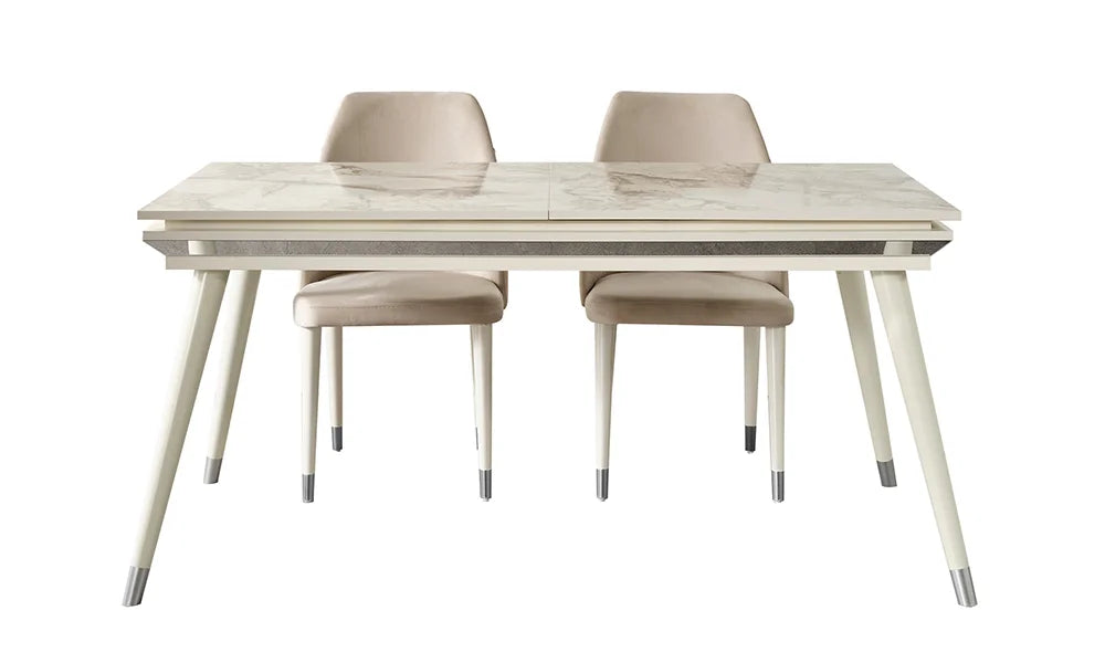 Damla Silver Yemek Odası Takımı