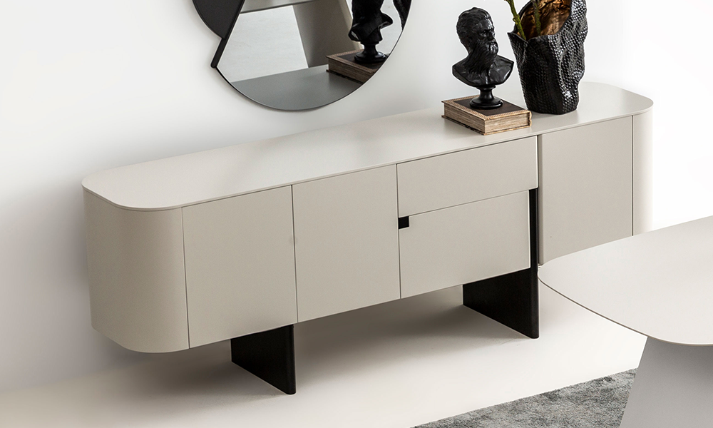 Delta Yemek Odası Takımı (Açık Gri)