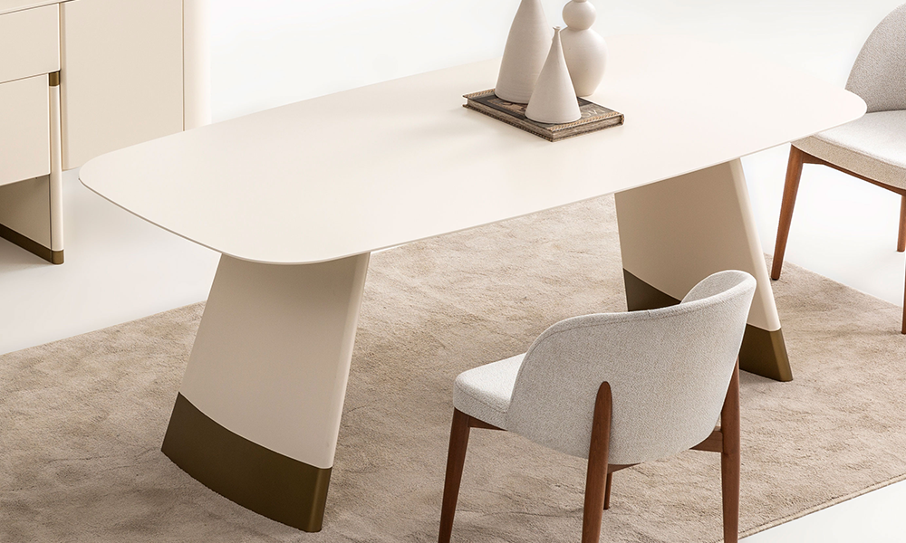 Delta Yemek Odası Takımı (Ekru)