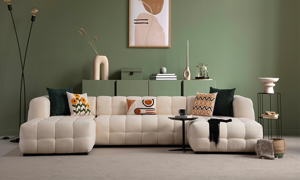 Estanze U Köşe Koltuk Takımı (175x385x175 cm)