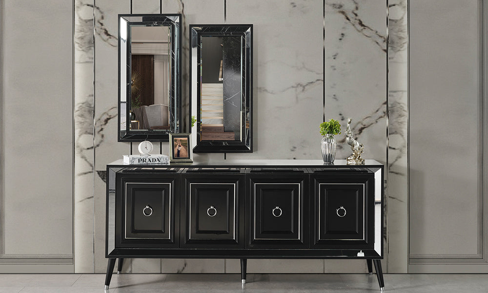Granit Silver Yemek Odası Takımı