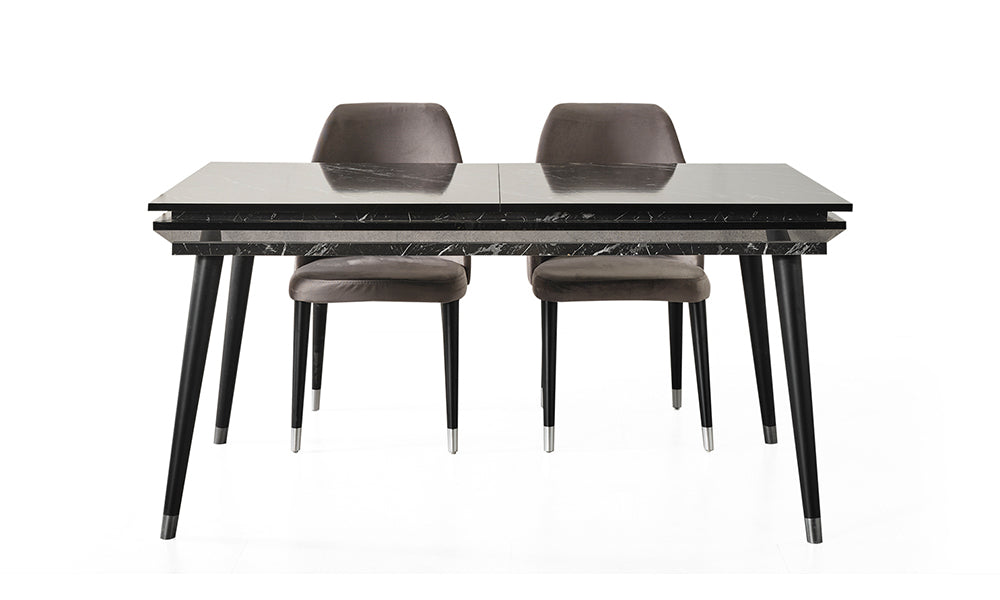 Granit Silver Yemek Odası Takımı
