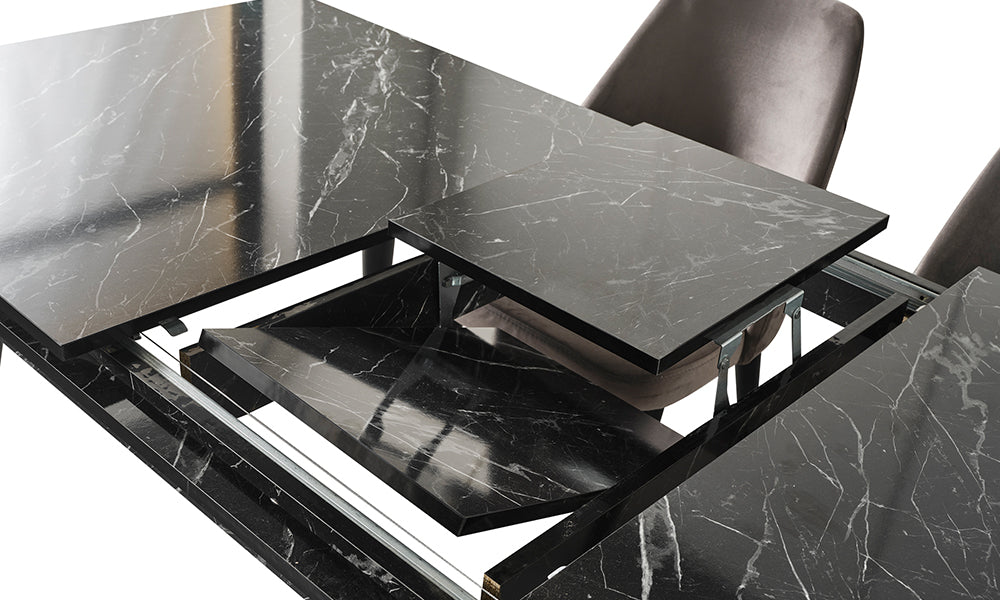 Granit Silver Yemek Odası Takımı