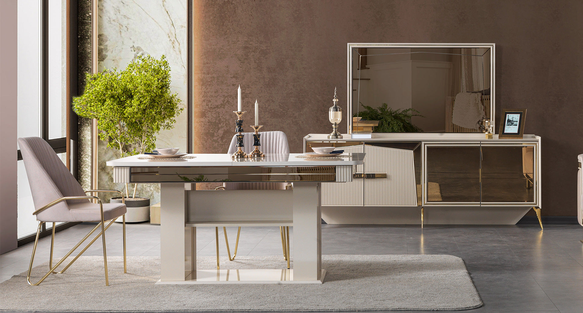 Nisan Luxury Yemek Odası Takımı