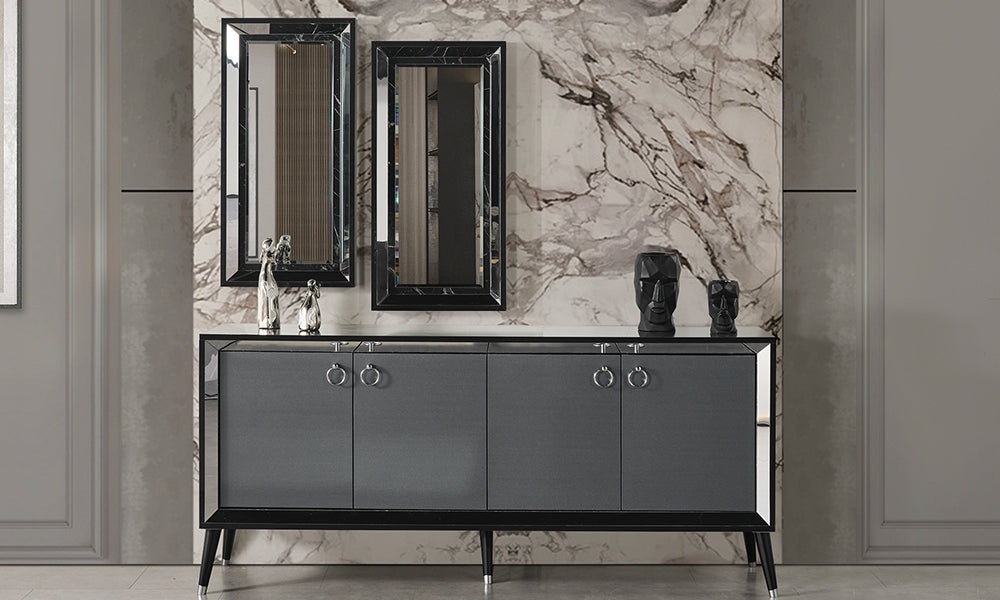 Palma Silver Yemek Odası Takımı