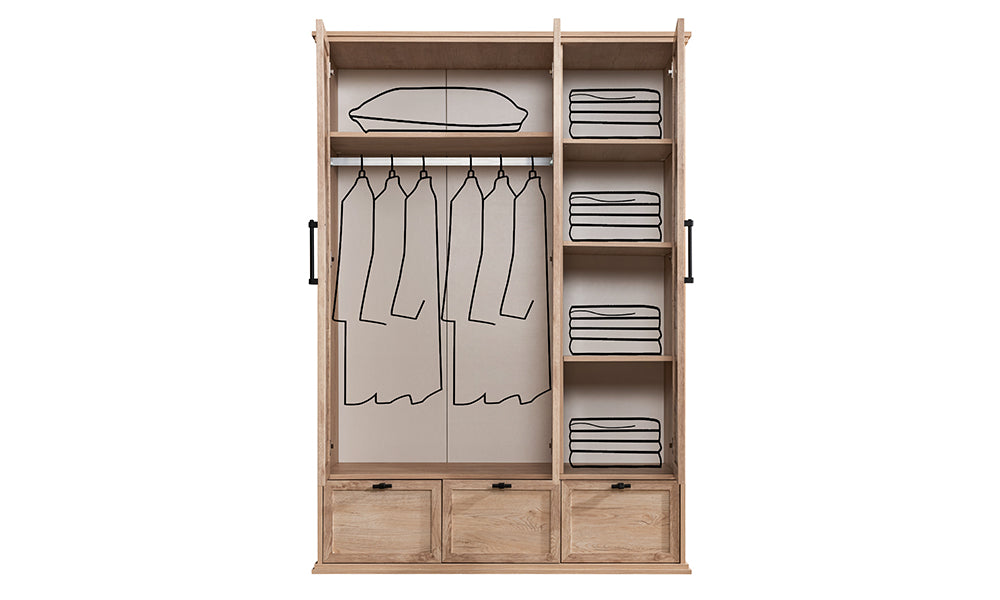 Polo Ceviz Gardırop