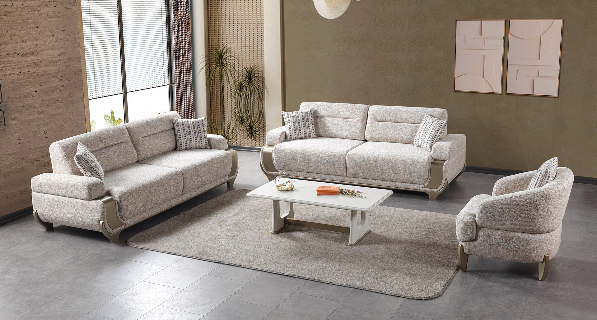 Turkuaz Luxury Koltuk Takımı