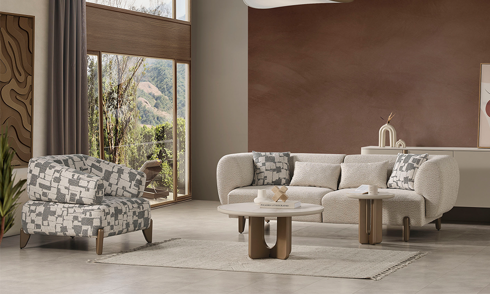 Ahuse Bronz Koltuk Takımı