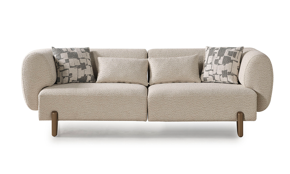 Ahuse Bronz Üçlü Koltuk