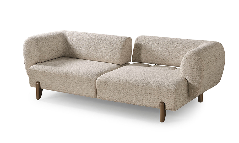 Ahuse Bronz Üçlü Koltuk