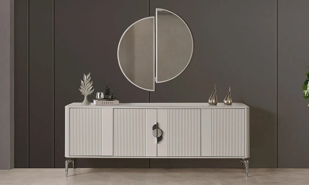 Akya Silver Yemek Odası Takımı