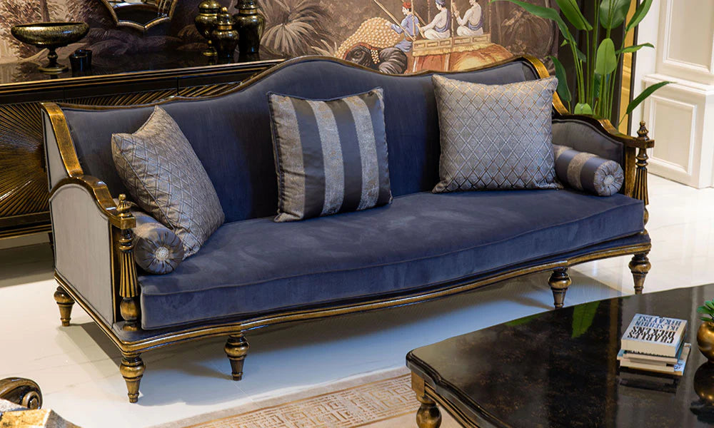 Art Deco Üçlü Koltuk