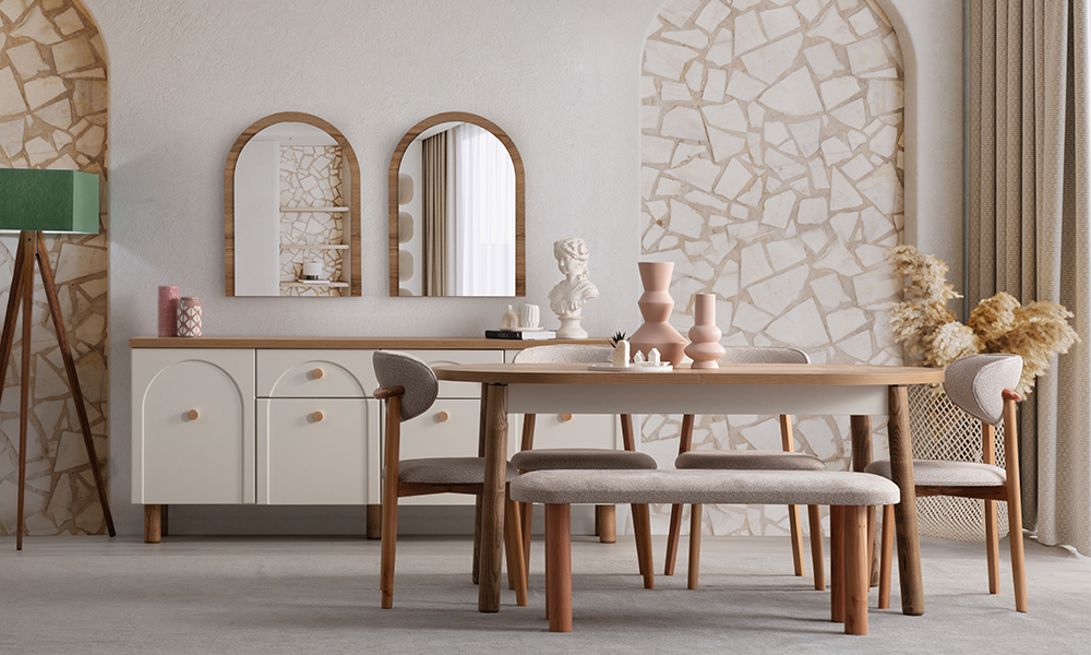 Bodrum Yemek Odası Takımı