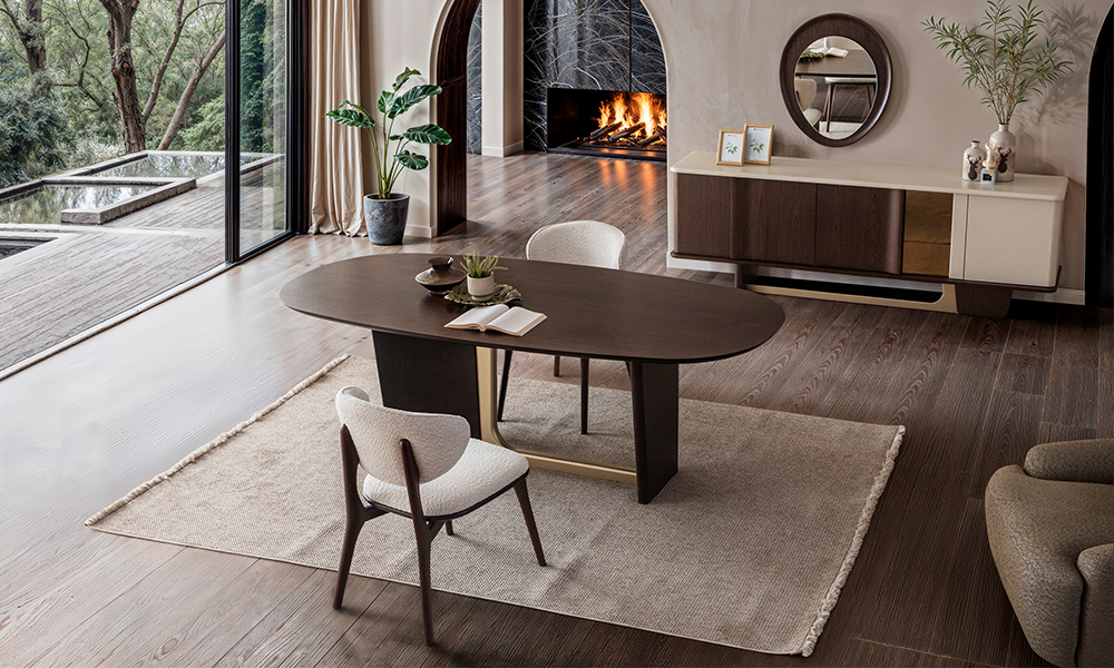 Browni Yemek Odası Takımı