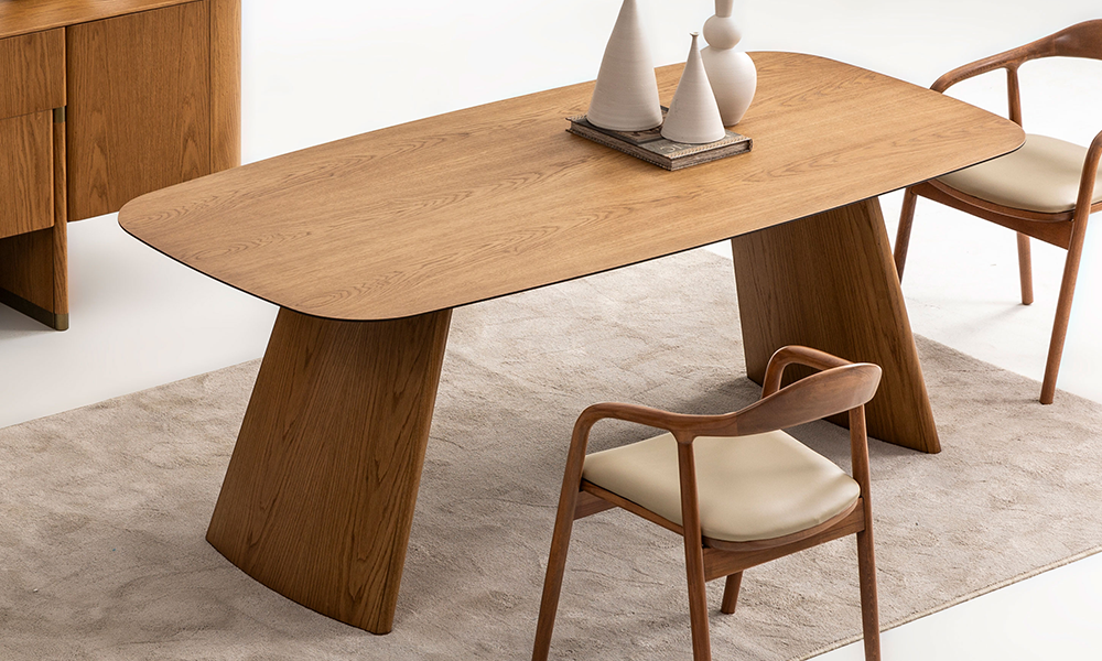 Delta Yemek Odası Takımı (Açık Meşe)