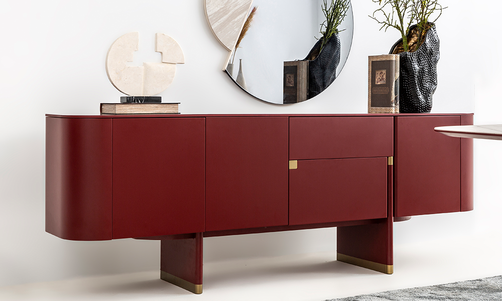 Delta Yemek Odası Takımı (Bordo)