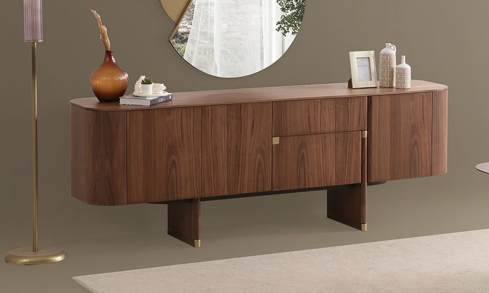 Delta Yemek Odası Takımı (Ceviz)