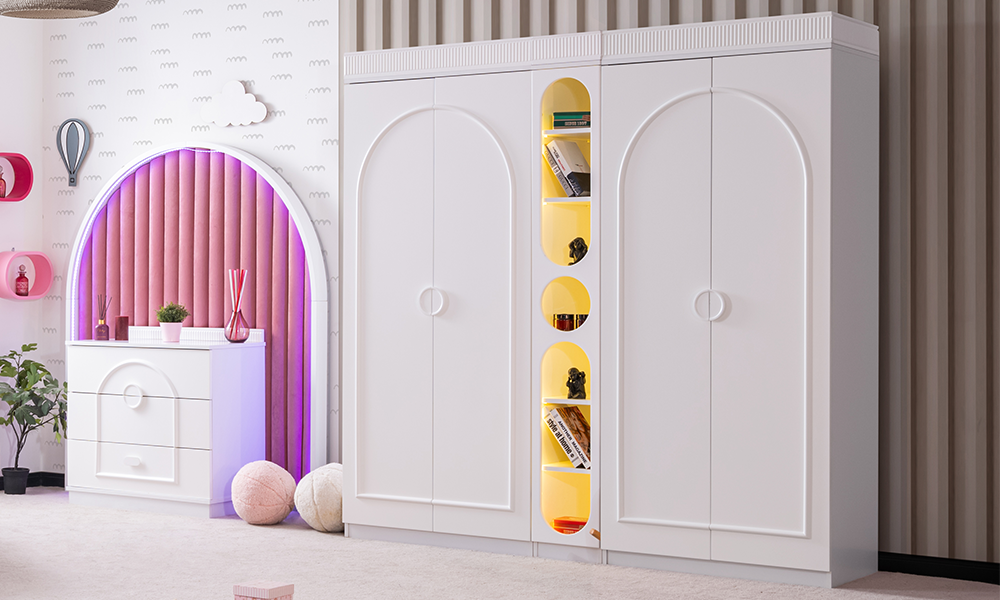 Dolunay 4 Kapaklı Dolap