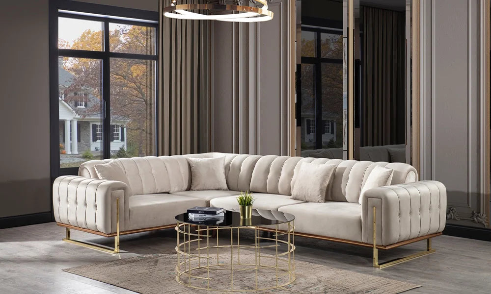 Elit Modern Köşe Koltuk Takımı