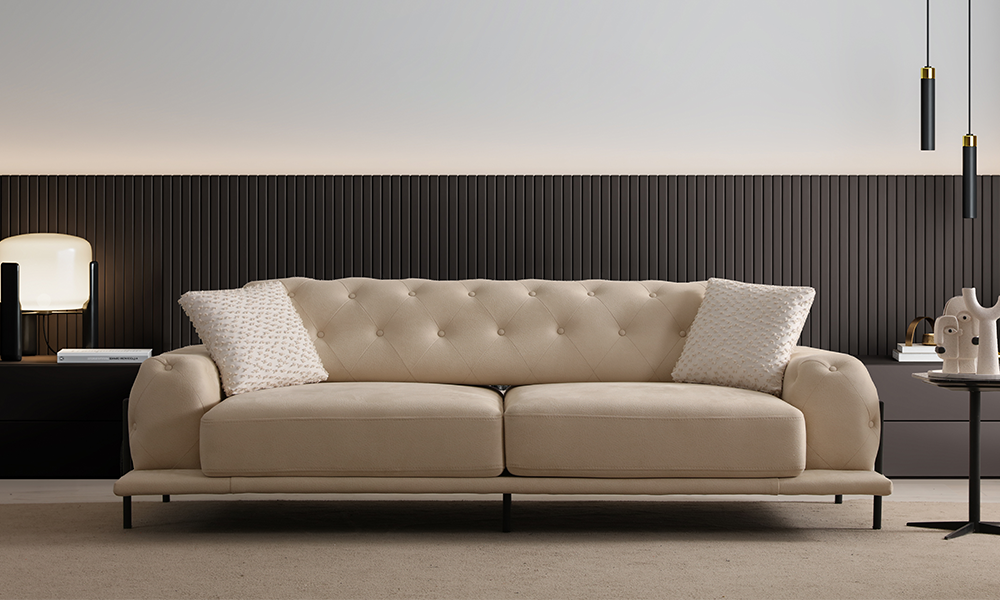 Eos Kapitoneli Üçlü Koltuk