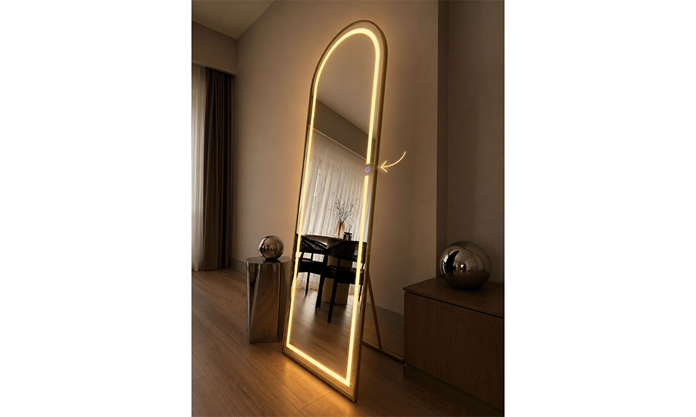 LED'li Gold Boy Aynası