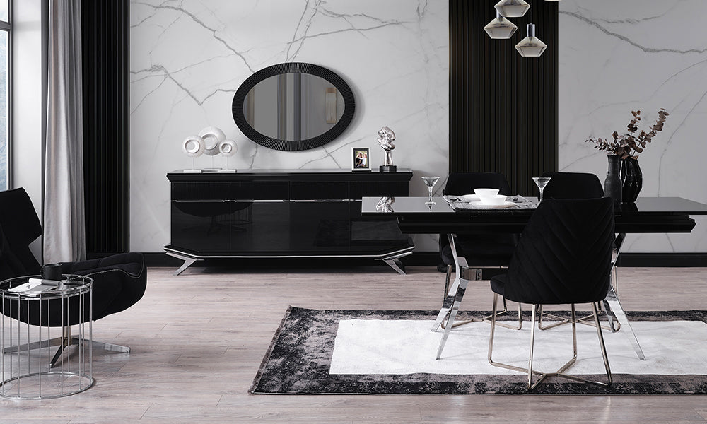 Masarati Silver Yemek Odası Takımı