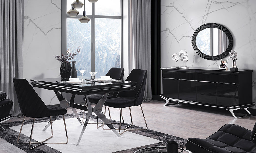 Masarati Silver Yemek Odası Takımı