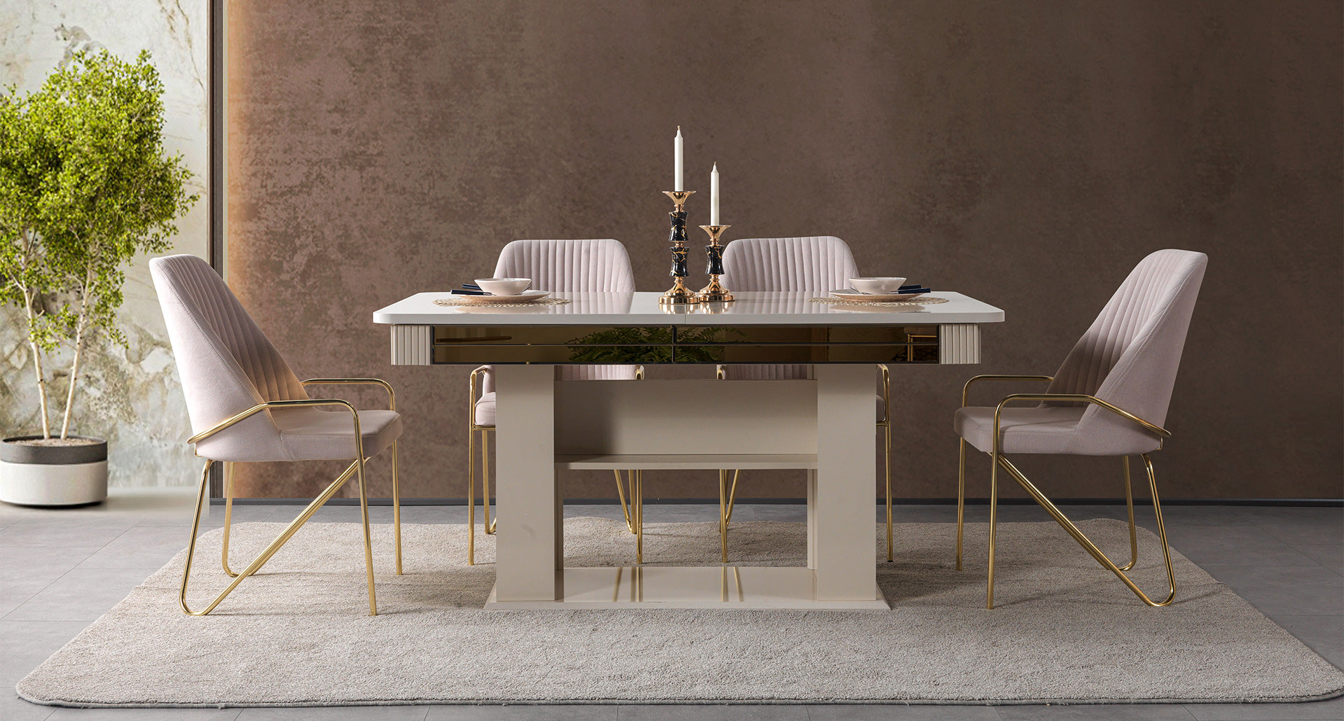 Nisan Luxury Yemek Masası