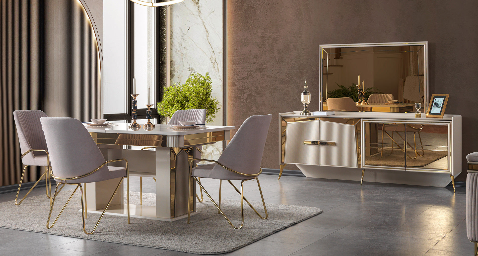 Nisan Luxury Yemek Odası Takımı