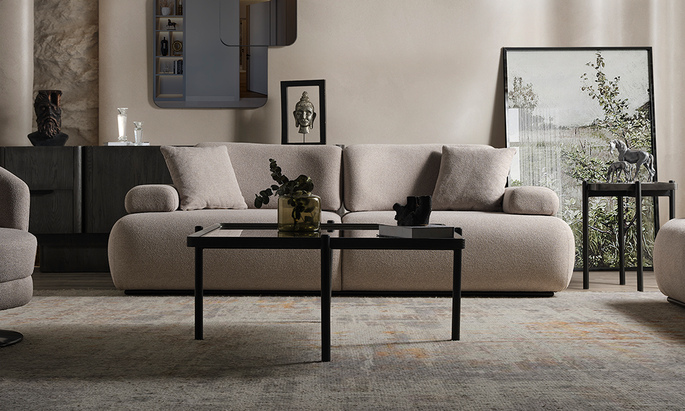 Puffy Üçlü Koltuk