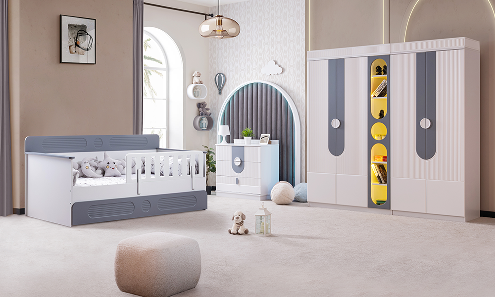 Vira Genç Odası Takımı (Gri)